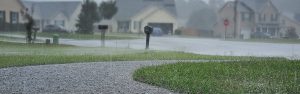 Picture of heavy rain outsite